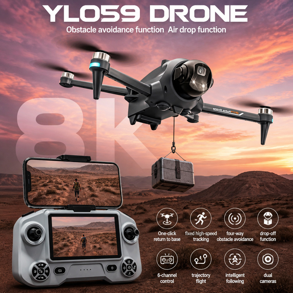 Drone Kit Long Range - Potensic Drohne mit GPS, automatischer Rückkehr,