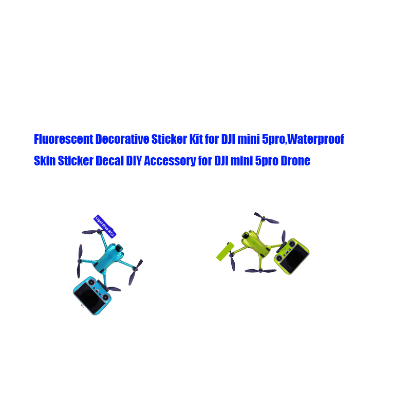Drone Kit Waterproof - Fluoreszierendes dekoratives Aufkleber-Set für DJI mini
