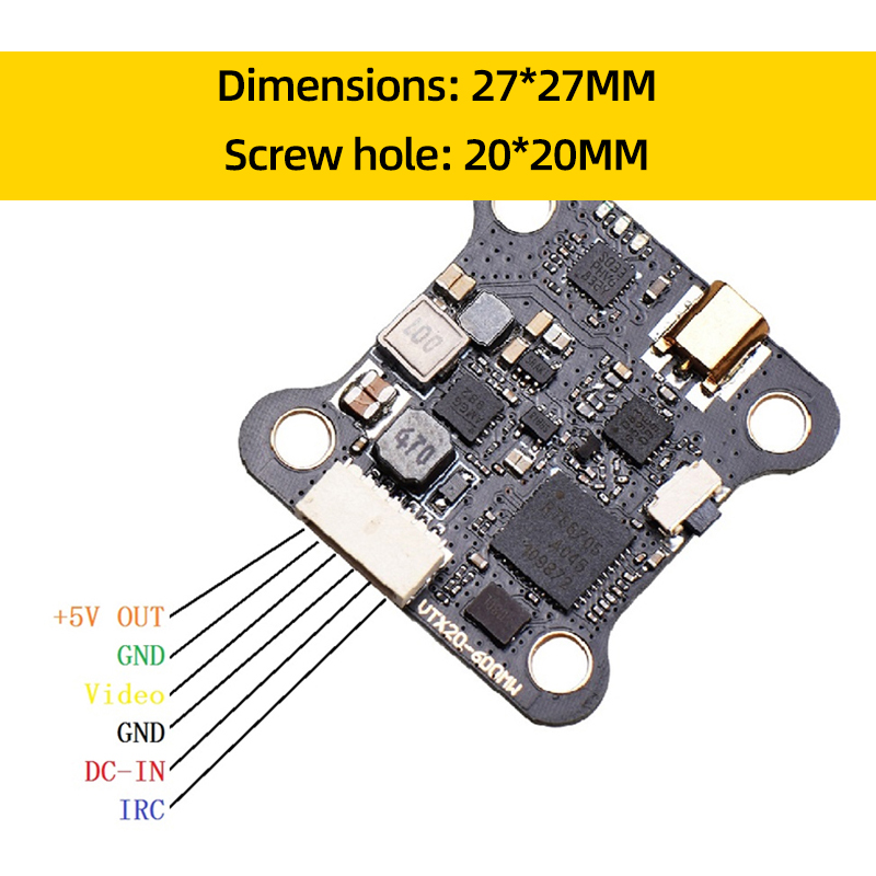 JHEMCU VTX20-600 5,8G 40CH FPV – Drone Kit Long Range Bewertung und Preis